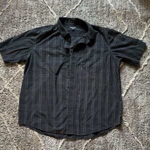 George Black Casual Button Down Shirt XL Like new